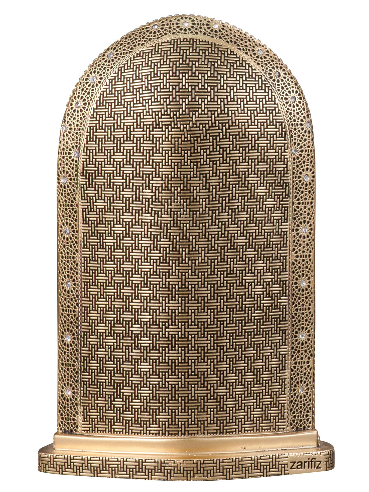 Islamic Table Decor Clock with Ayatul Kursi Mihrab