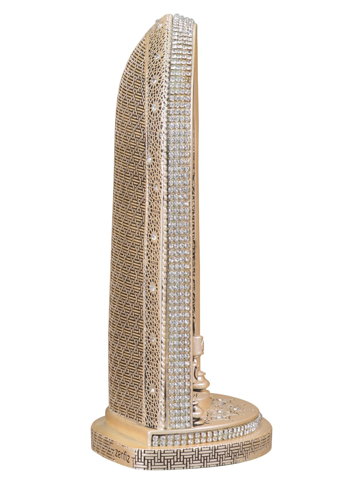 Islamic Table Decor Clock with Ayatul Kursi Mihrab